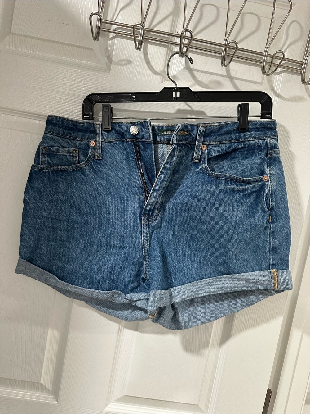 Wild Fable Blue Denim Women’s Roll-Cuff Shorts